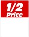 1/2 Price Sale Tags-Price Tags 