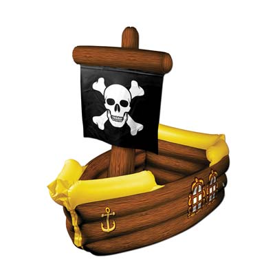 Pirate Ship Inflatable Display or Cooler