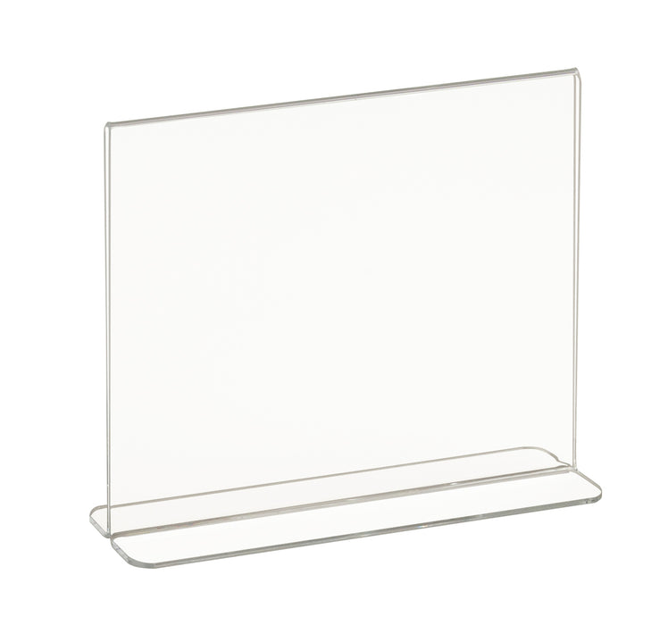 Acrylic Bottom Load Counter Top Sign Holders-11"W x 8-1/2"H -12 pieces