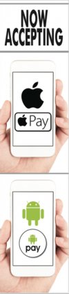 Apple Pay-Google Pay Aisle Violator  Sign