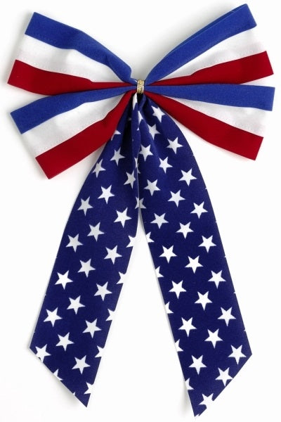 Ceremonial Bows-Blue Stars-4 Loops