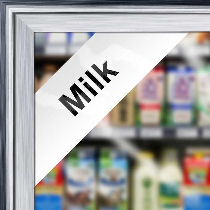 Cooler Door Decal Clings-Milk