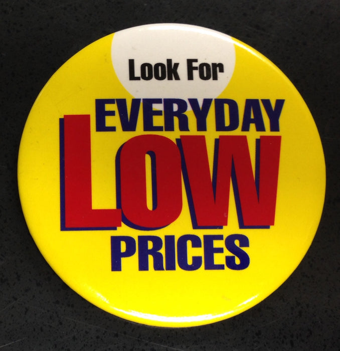 Everyday Low Price Employee Buttons- 25 pieces