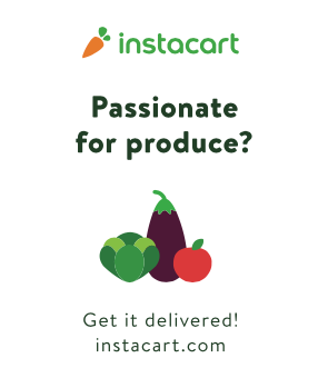 instacart App Website for Grocery Stores Easel Sign-Countertop-Produce