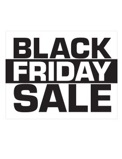 Black Friday Sale Easel Sign