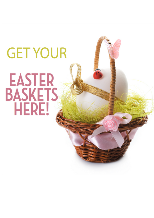 Easter Baskets Countertop Easel Sign