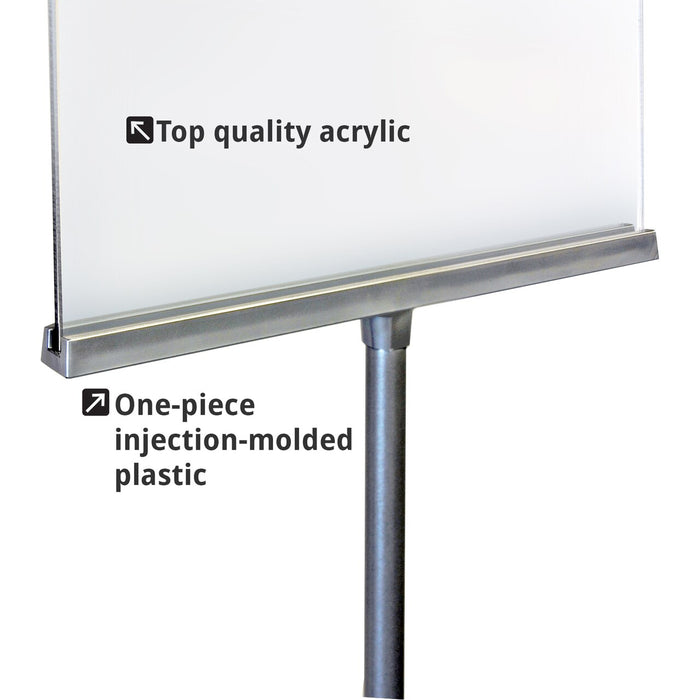 Floor Stand 8.5"W x5.5" H Sign Holder-50.5" Overall Height