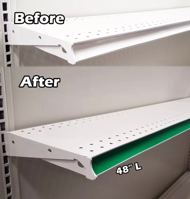 Green Gondola Price Channel Shelf Molding Cover-Cut to Length