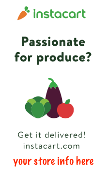 instacart App Website for Grocery Stores Custom Printed Ceiling Dangler-Hanging Sign-Produce