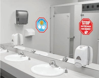 Hand Washing Clings for Schools