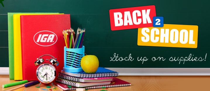 IGA Back To School Banner-10' x 2'