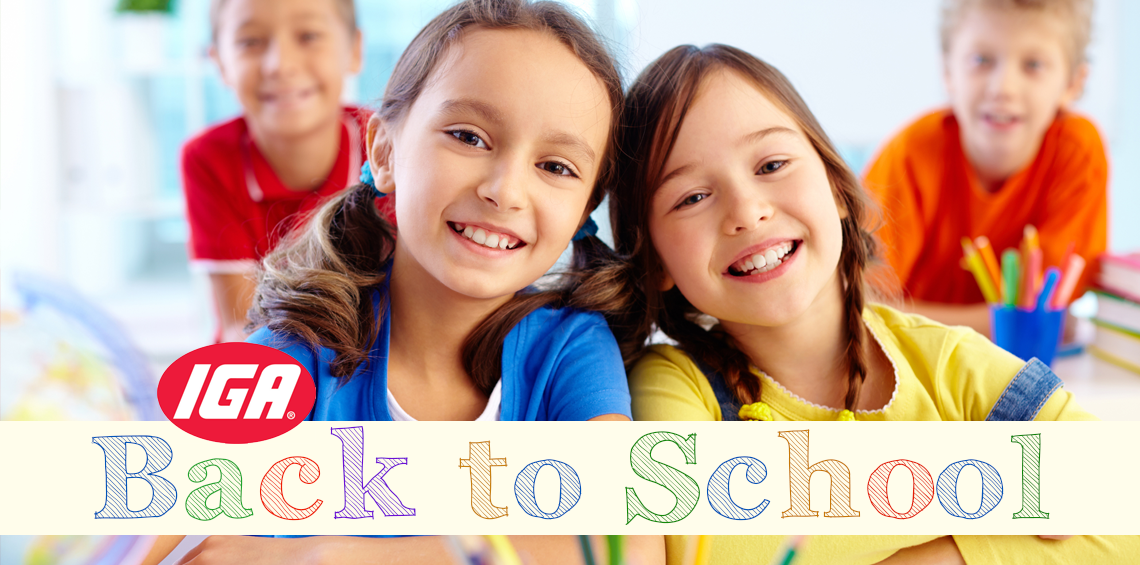 IGA Back to School Signs- Kids 5 pcs