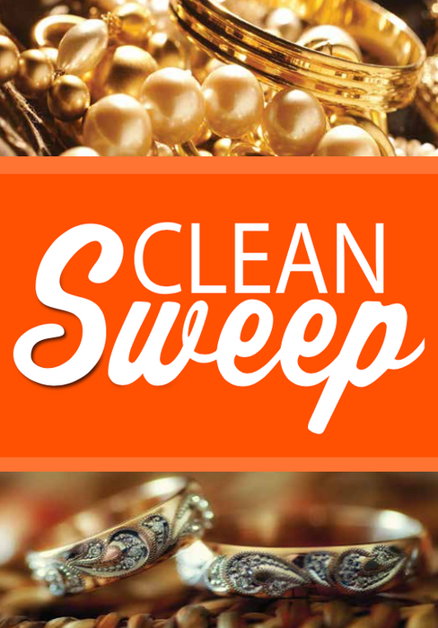 Jewelry Store-Clean Sweep Window Signs Poster-36" W x 48" H