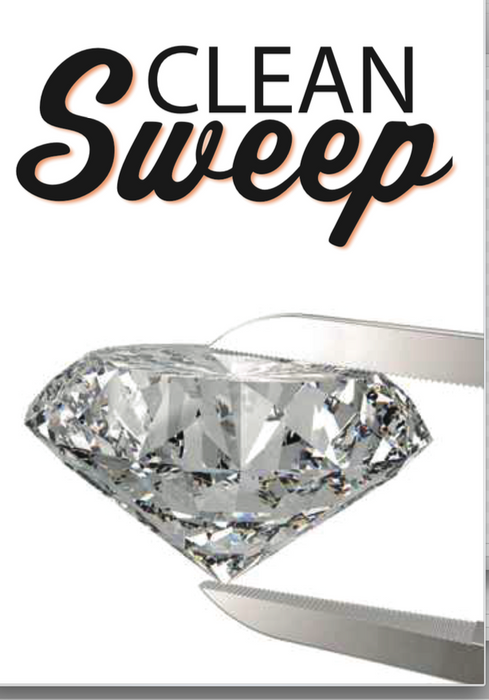 Jewelry Store-Clean Sweep Diamond Window Signs Poster-36" W x 48" H