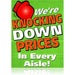 Knock Down Prices Standard Poster-Floor Stand Sign -22" W x 28" H - screengemsinc