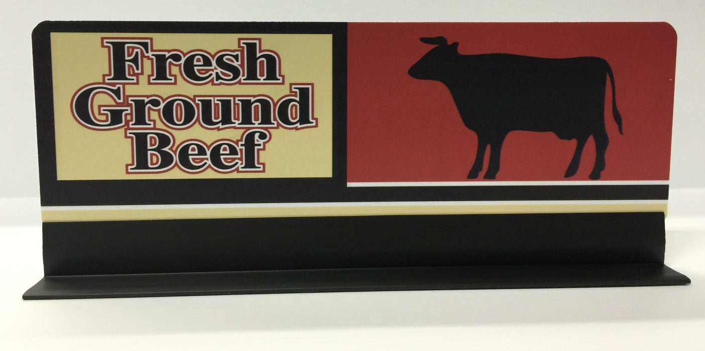 Fresh Ground Beef Meat Case Divider- 12 " Long
