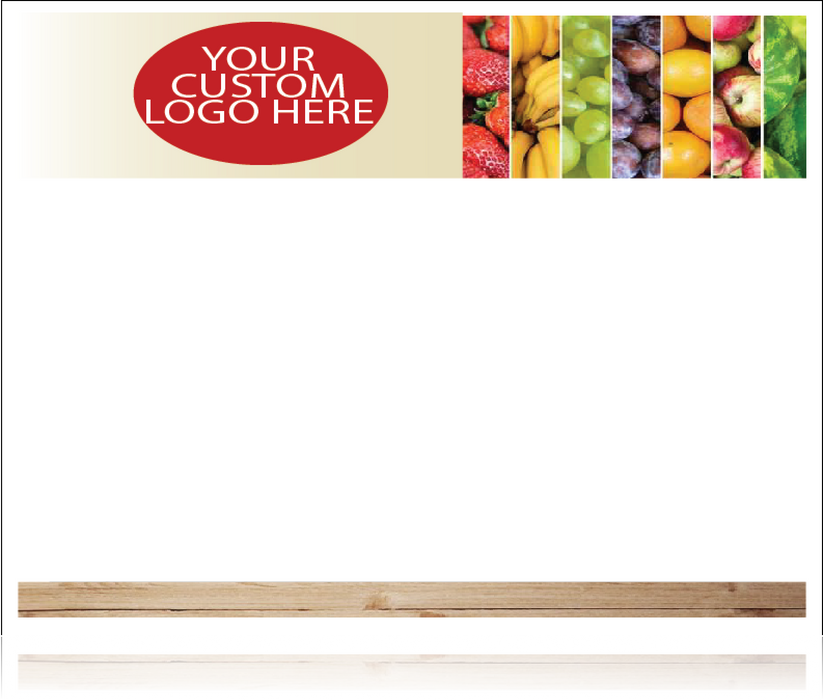 Produce Shelf Signs-Price Cards-1UP Laser Compatible -11"W x 8.5" H -1000 signs