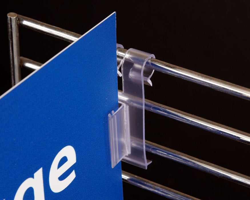 Sign Holders for Wire Fixtures-Flag Style