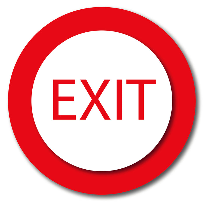 Exit Store Policy Signs-4 signs