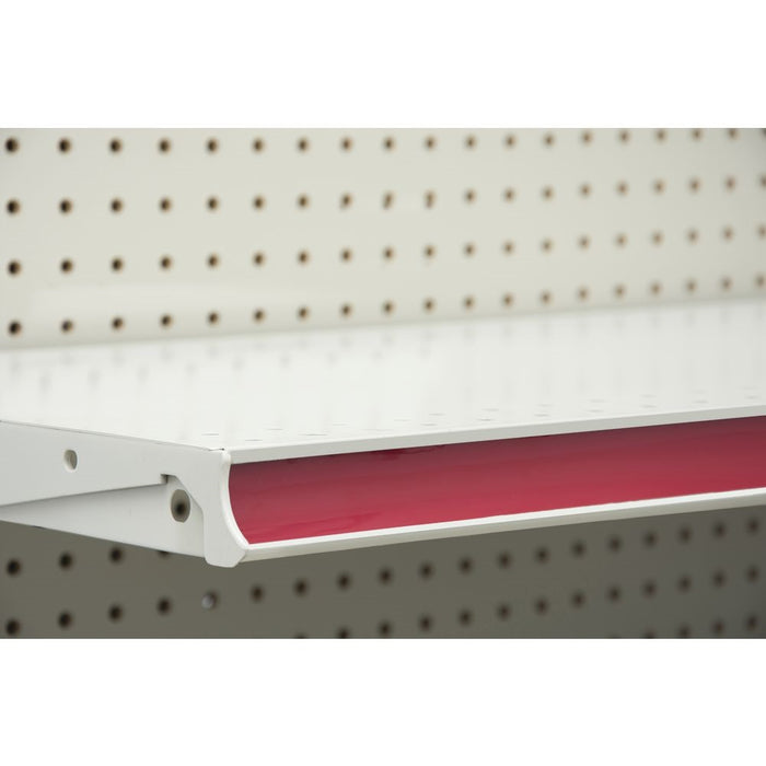 Red Gondola Price Channel Shelf Molding Cover-Cut to Length