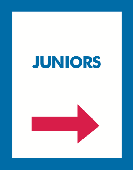 Thrift Store Floor Stand Stanchion Poster Signs-Juniors