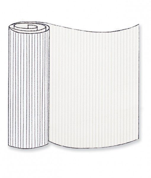 White Corrugated Base Pallet Wrap-4 rolls
