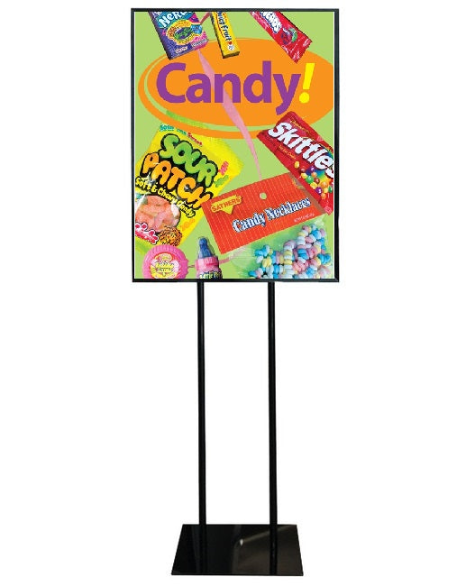 Candy Floor Stand Stanchion Signs-22" W x 28" H