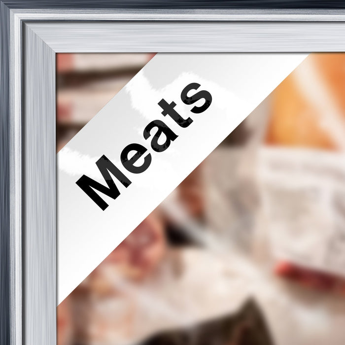 Cooler Door Decals-Clings- Meats