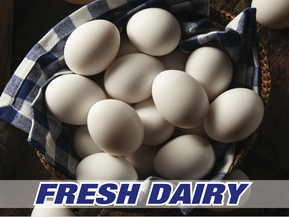 Economical Dairy Department Wall Signs & Wall Graphics-Custom Printed