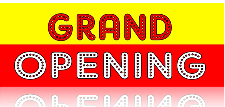 Grand Opening Banner-Hollywood