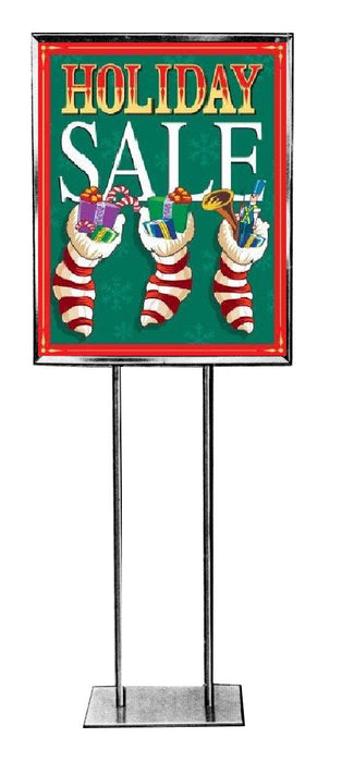 Holiday Sale Retail Store Posters-Floor Stand Stanchion Signs-Value Pack