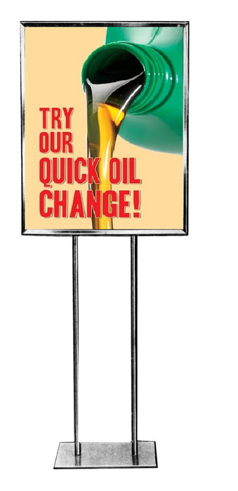 Oil Change Floor Stand Sign-Standard Poster