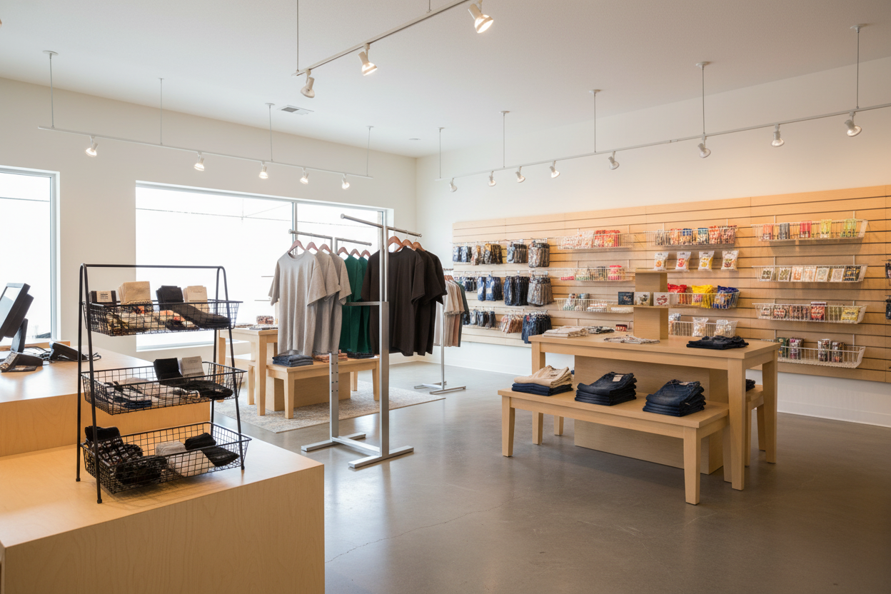 Retail Store Merchandising Supplies Store Fixtures & Display Products