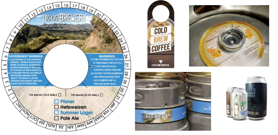Custom Printed Keg Collars, Keg Wraps, Signage, Beer Can & Crowler Labels