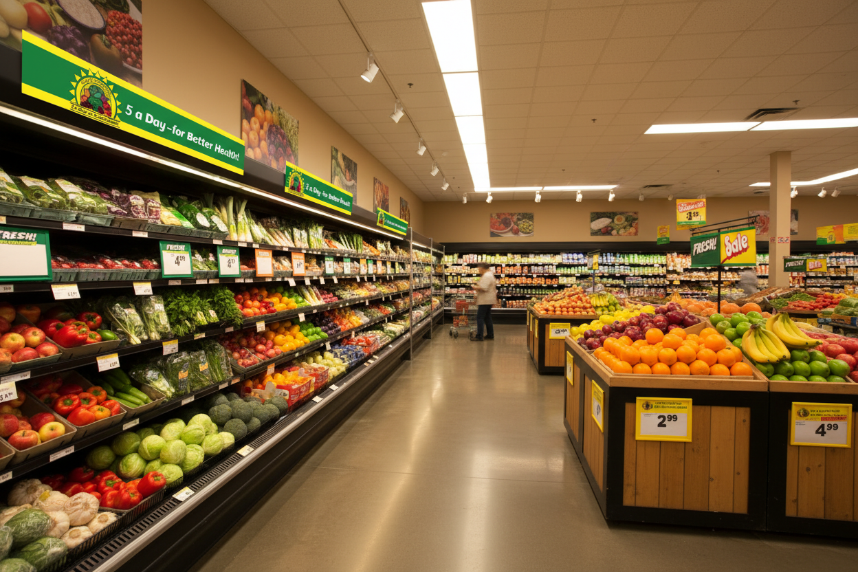 Shelf Signs & Price Cards for Produce Departments