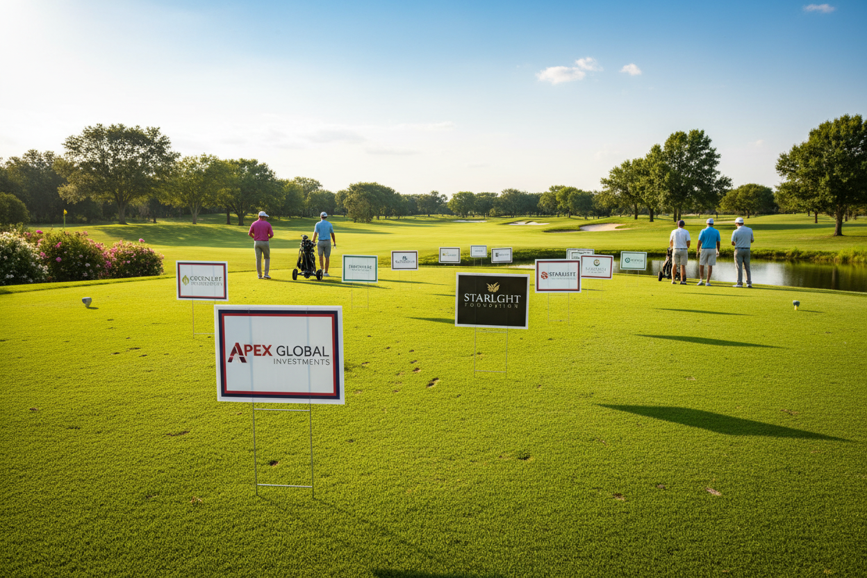 Golf Outing Hole Sponsor Signs
