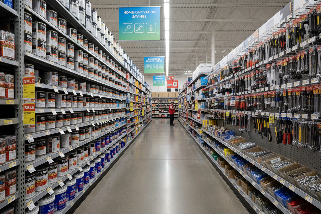Hardware, Home Improvement & Paint Stores Merchandising Supplies