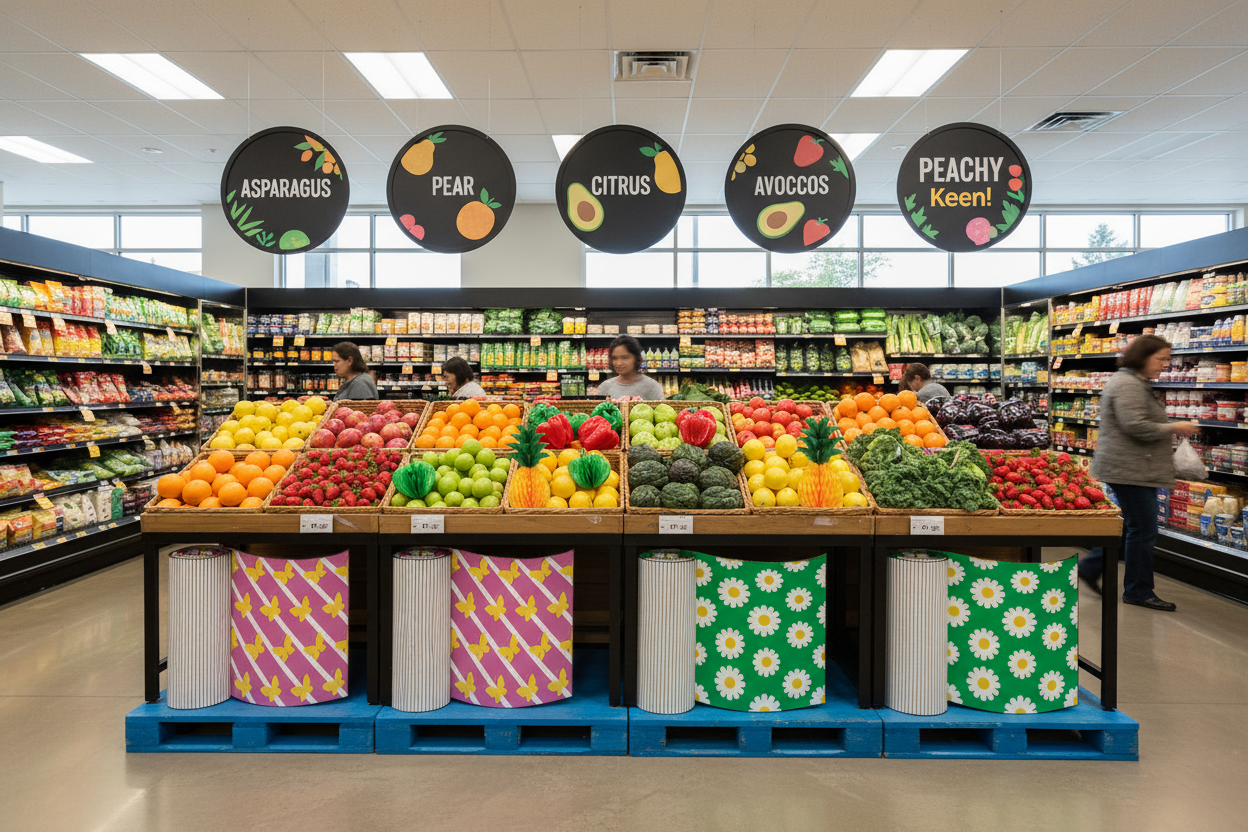 Produce & Spring Displays Merchandising Products