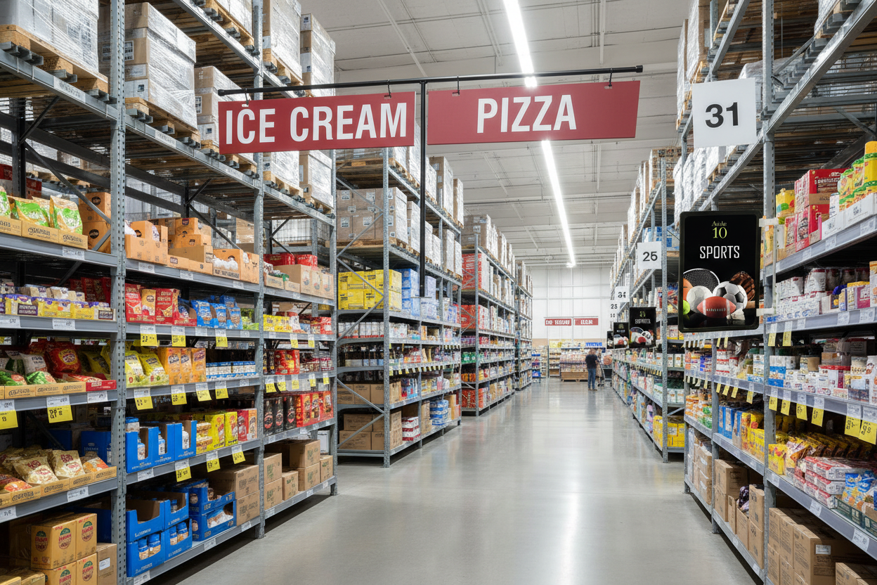 Warehouse Aisle Markers, Directories & Sign Holders