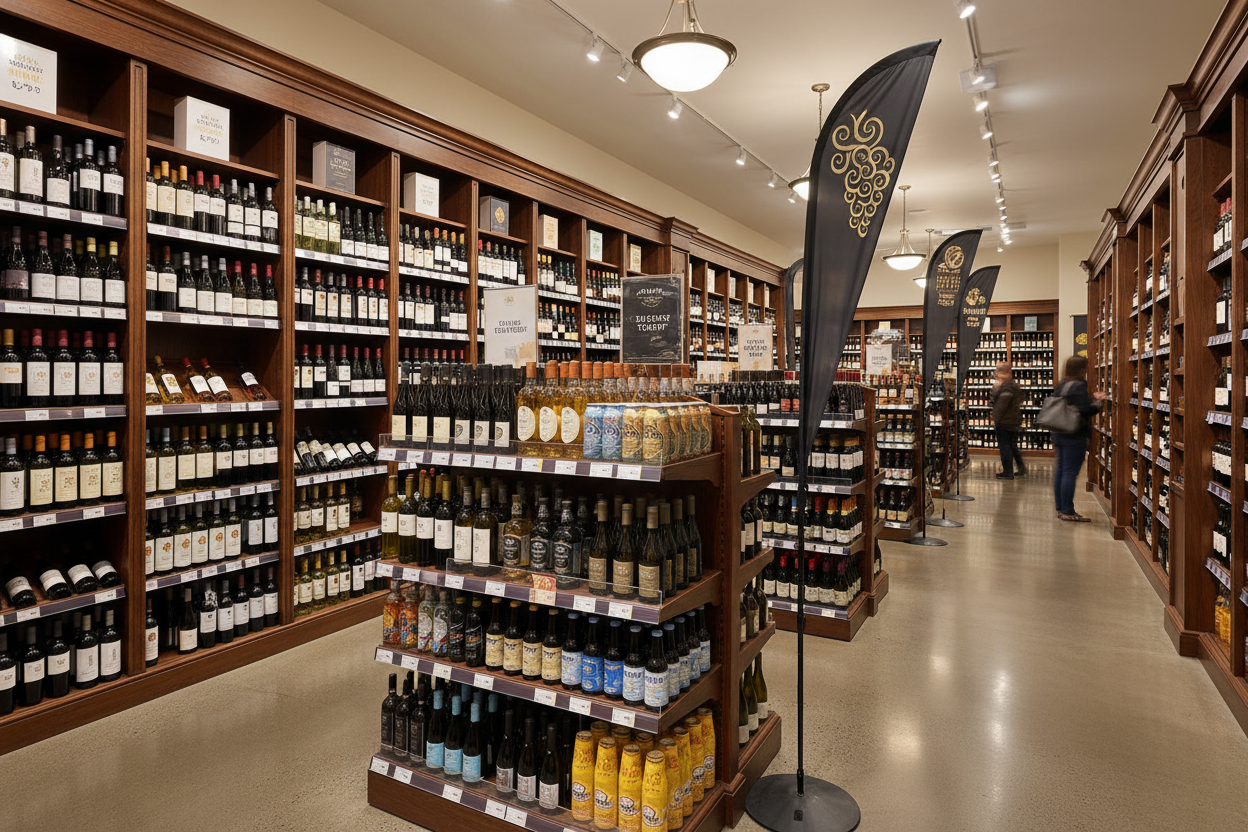 Wine & Beer Merchandising Supplies
