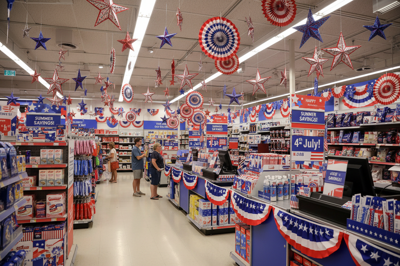 250 Years Patriotic Display Decoration Kit Retail Lifestyle