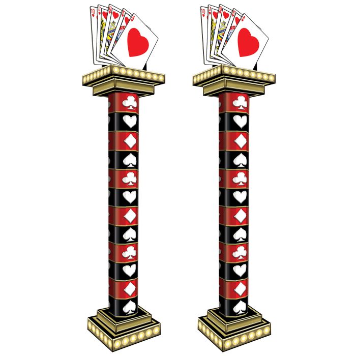 Prom Casino Theme Decor Kit- 40 pieces