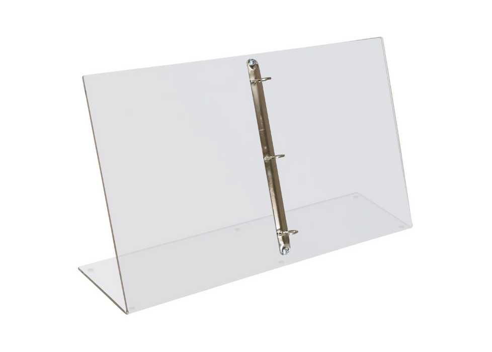 3 Ring Binder Acrylic Display Easel