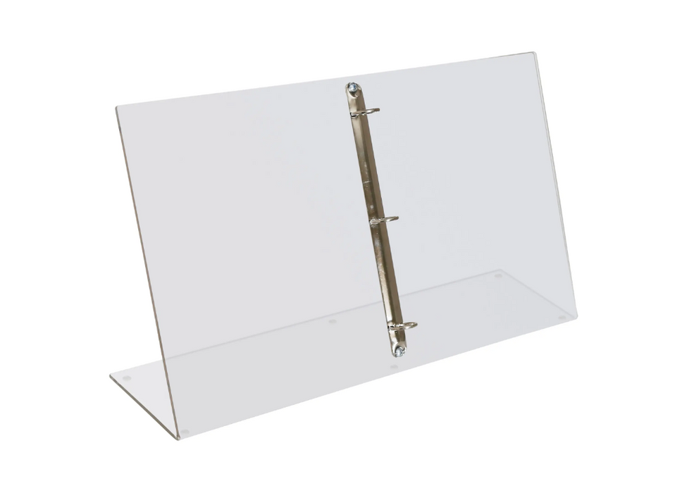Binder Rasel 3 Ring Binder Acrylic Display Easel — screengemsinc