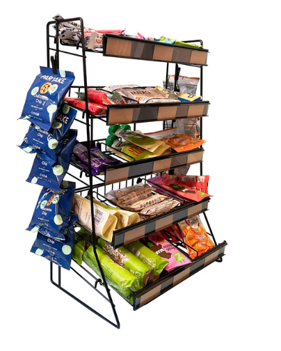 Countertop 5 Shelves Wire Snack Rack