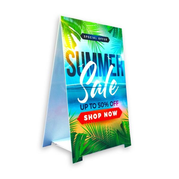 A-Frame Sidewalk Sign Custom Printed 24"W × 36"H – 2 Pieces