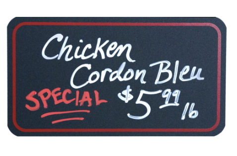 Acrylic Write-On Mini-Chalkboard Price Tags
