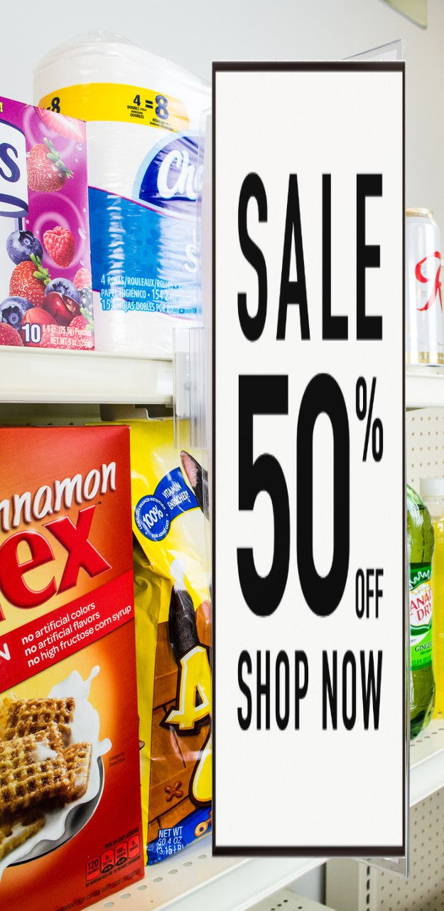 Aisle Invader Aisle Violators Blade Sign Holders for Gondola-5 sets