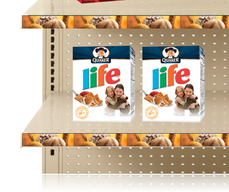 Bakery Shelf Channel Strips 12"W x 1.25"H -20 pieces
