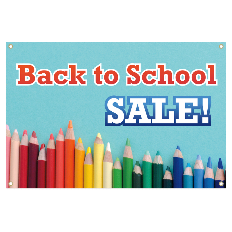 Back to School Sale Banner